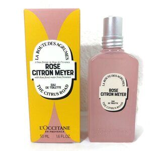 L'Occitane Limited Edition ROSE CITRON MEYER Toilette Spray 50ml NIB
